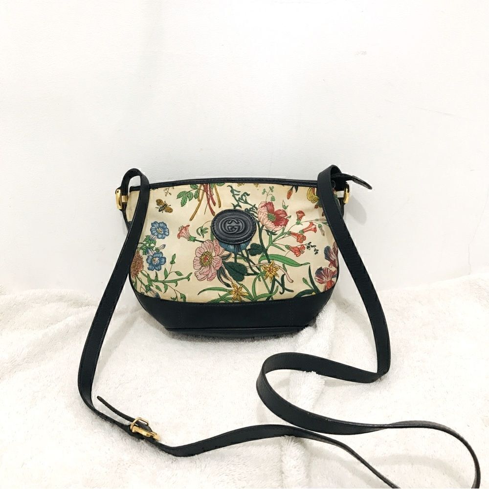 Gucci floral mine cross body shoulder bag - Picture 9 of 16